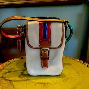 Coach Mini Bag - Leather and Canvas